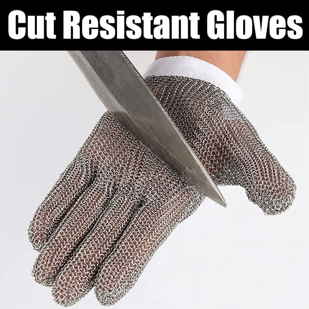 Amazon.co.jp: 防刃軍手 ステンレス製肉屋カット耐性手袋、食肉処理場