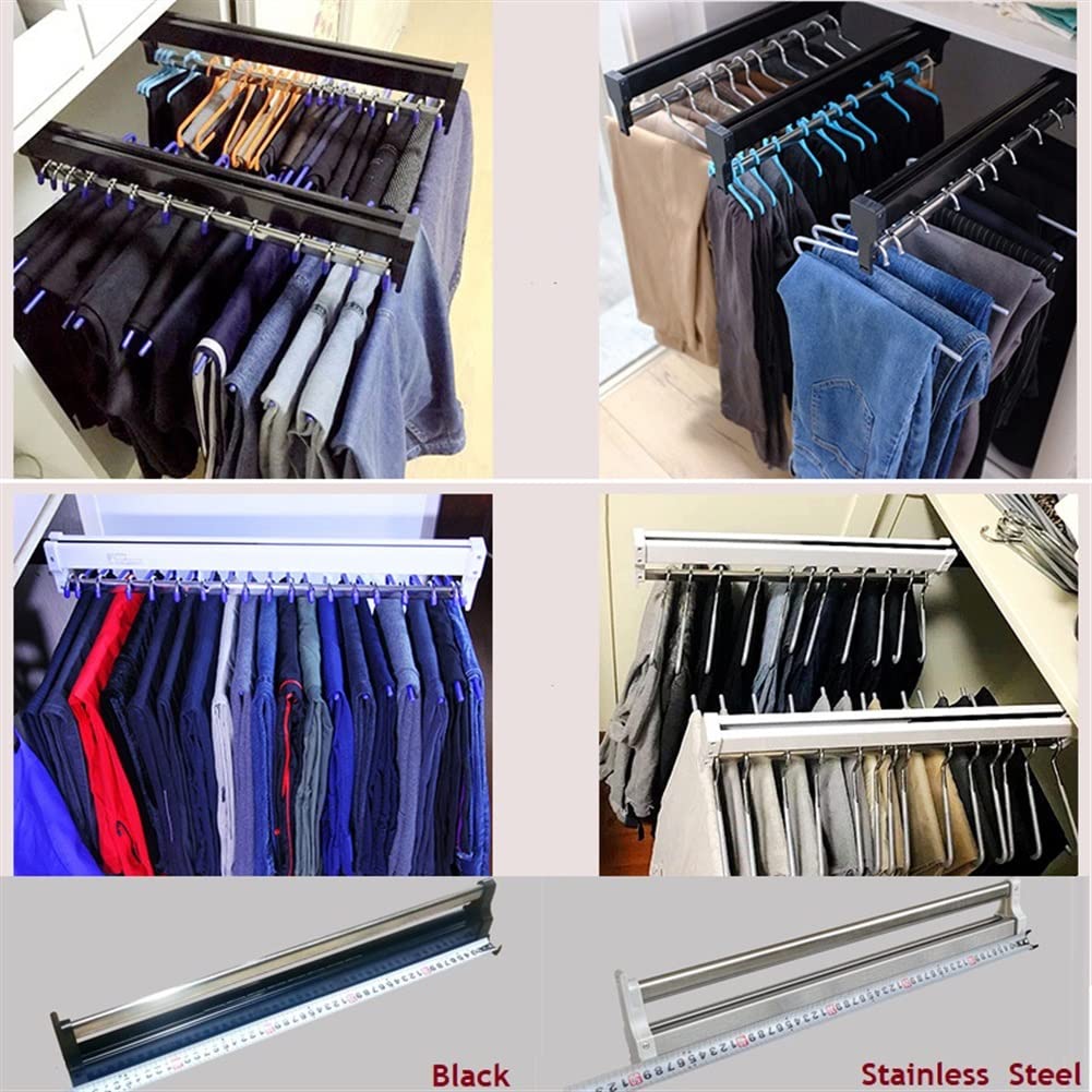 RapDuty-Valet de Placard Réglable,Rail de Vêtements,Cintre de Garde