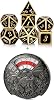 DNDND Classical Metal Dice with Case & DNDNDN Roulette Spinner Dice with Box