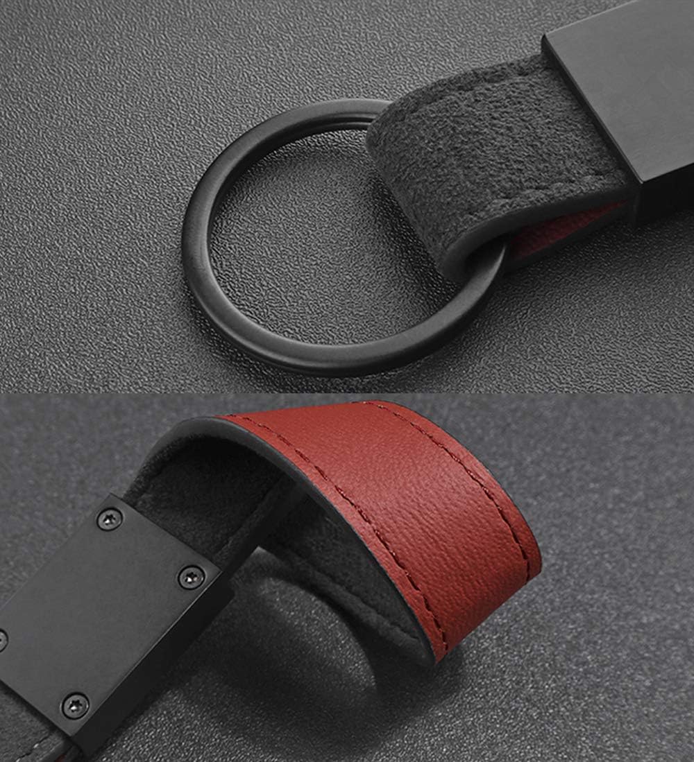 BOLLAER Luxury Key Rings Car Valet Keychain, Car Keychain for Porsche Audi Mercedes BMW Cadillac Lexus Ford, Keyring Gift for Man and Women