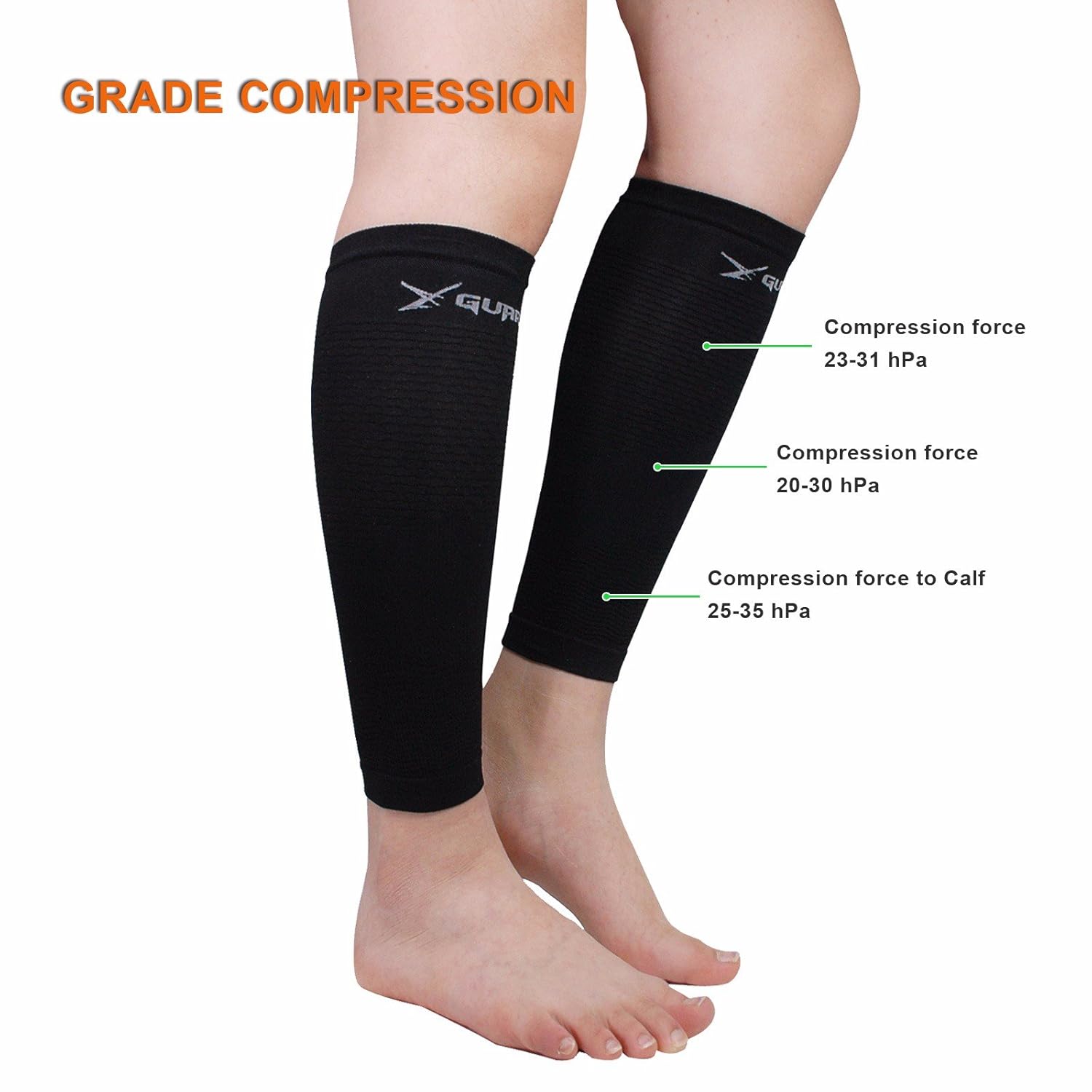 Amаzоn Crаzу 🔥 Dеаlѕ Leg Compression Sleeve Tattoo Cover up for Women - Shin Calf Pain Relief 1 Pair (Black)
