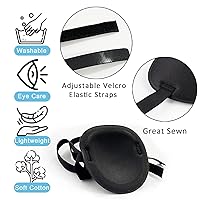 Vista 3 de 2 parches para ojos, parches médicos para ojos, parche para ojos ajustables, parches suaves para ojos perezosos, parches para los ojos para adultos