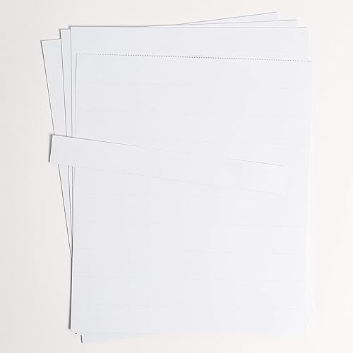 Miniatura 8 de U Brands Recambio de papel magnético para tarjetero, tarjetas de datos, 1 pulgada, surtido, paquete de 10