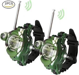 YEKOO ウォッチ型 トランシーバー 子供用 多機能時計 子供のおもちゃ 通信範囲150M スパイゲーム カモフラージュ 男女兼用 2台セット