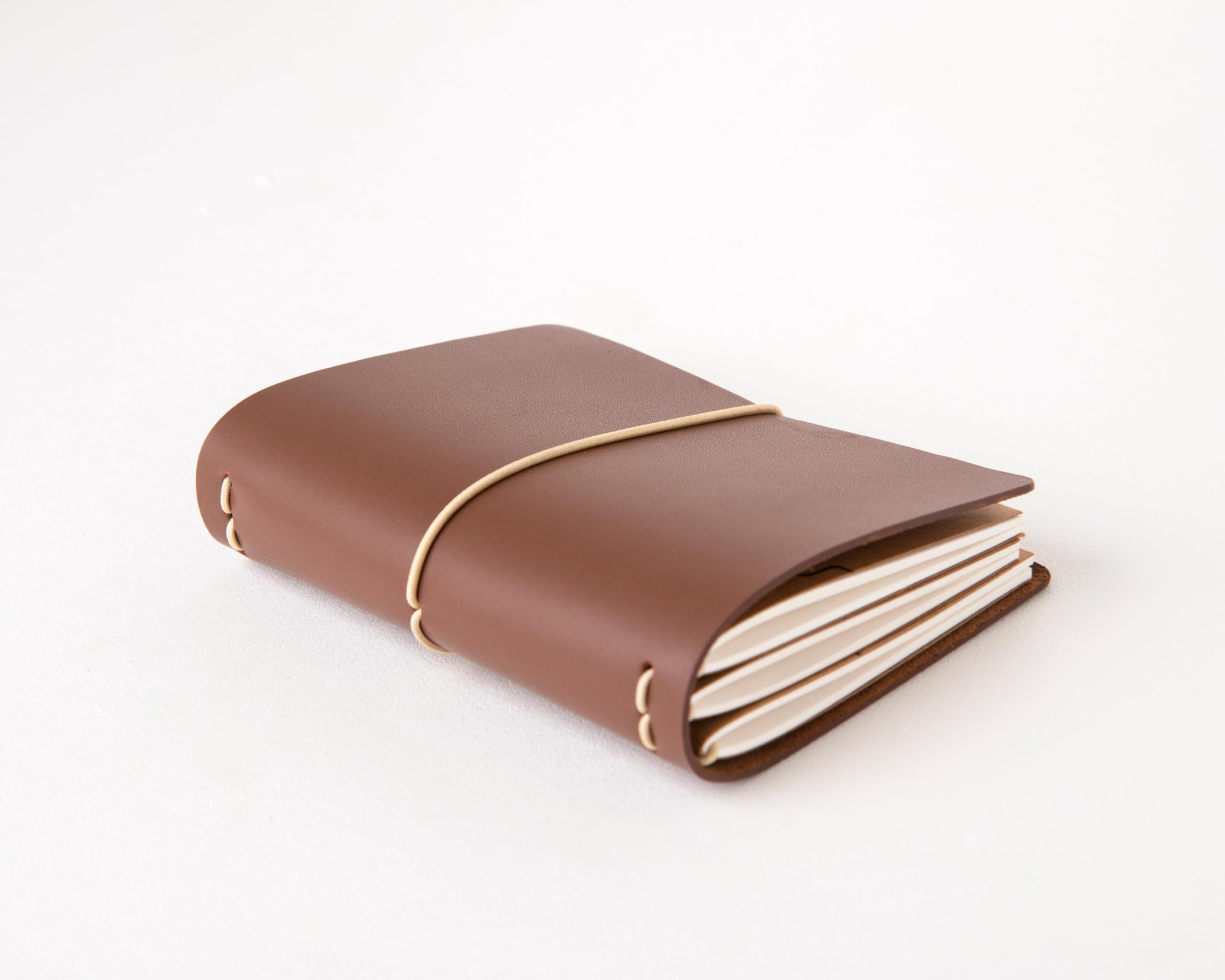 A5-Sized Writing Leather Cover - Tan | Travel Organizer-image-30
