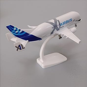 A330 Beluga Diecast Airplane Model 1:300 Scale Cargo Aircraft Display Stand Model Plane For Collection Gifts.