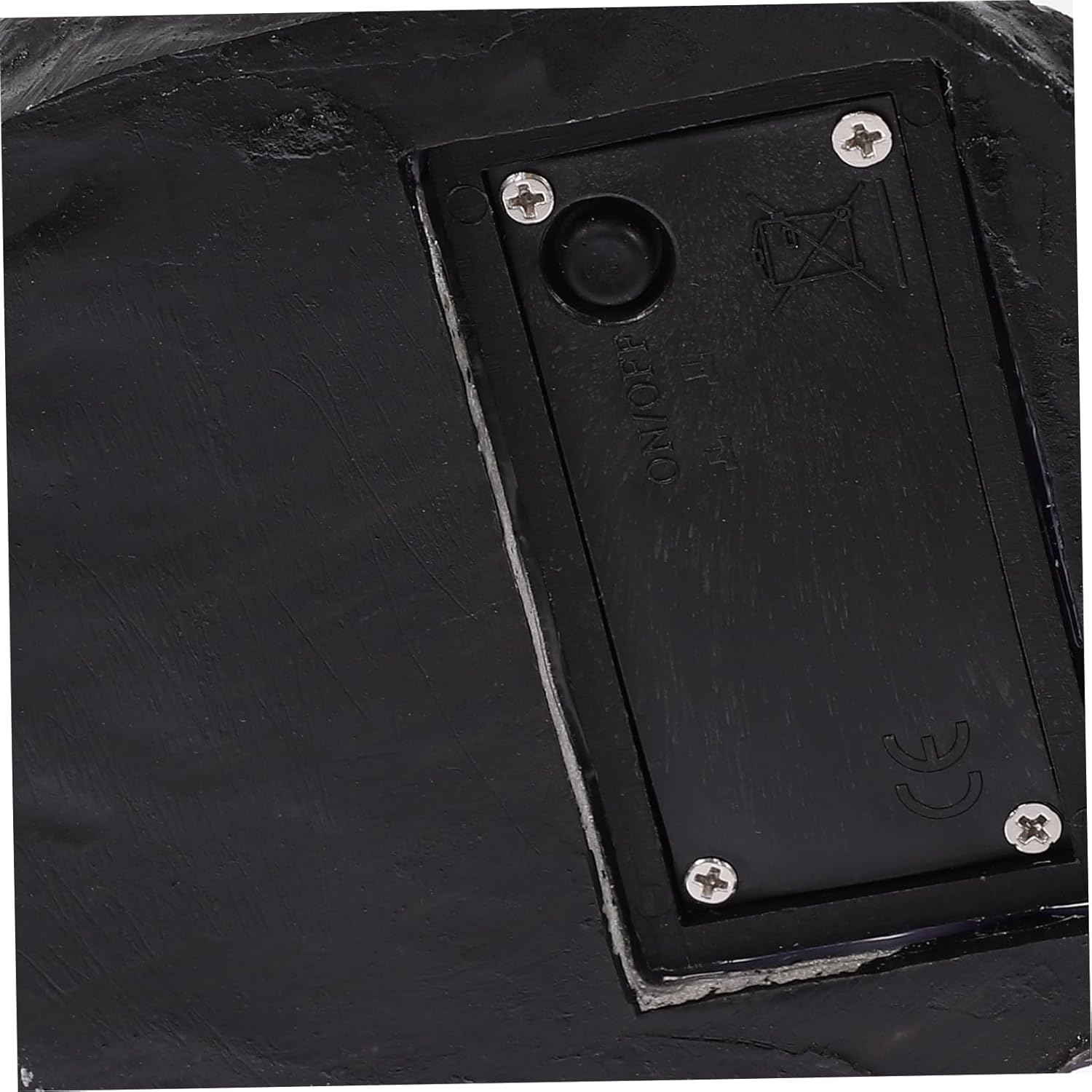 POPETPOP 2 Pcs Solar Powered Lawn Lamp Waterproof Stone Spotlight Outdoor Garden Pathway and Landscape Lighting