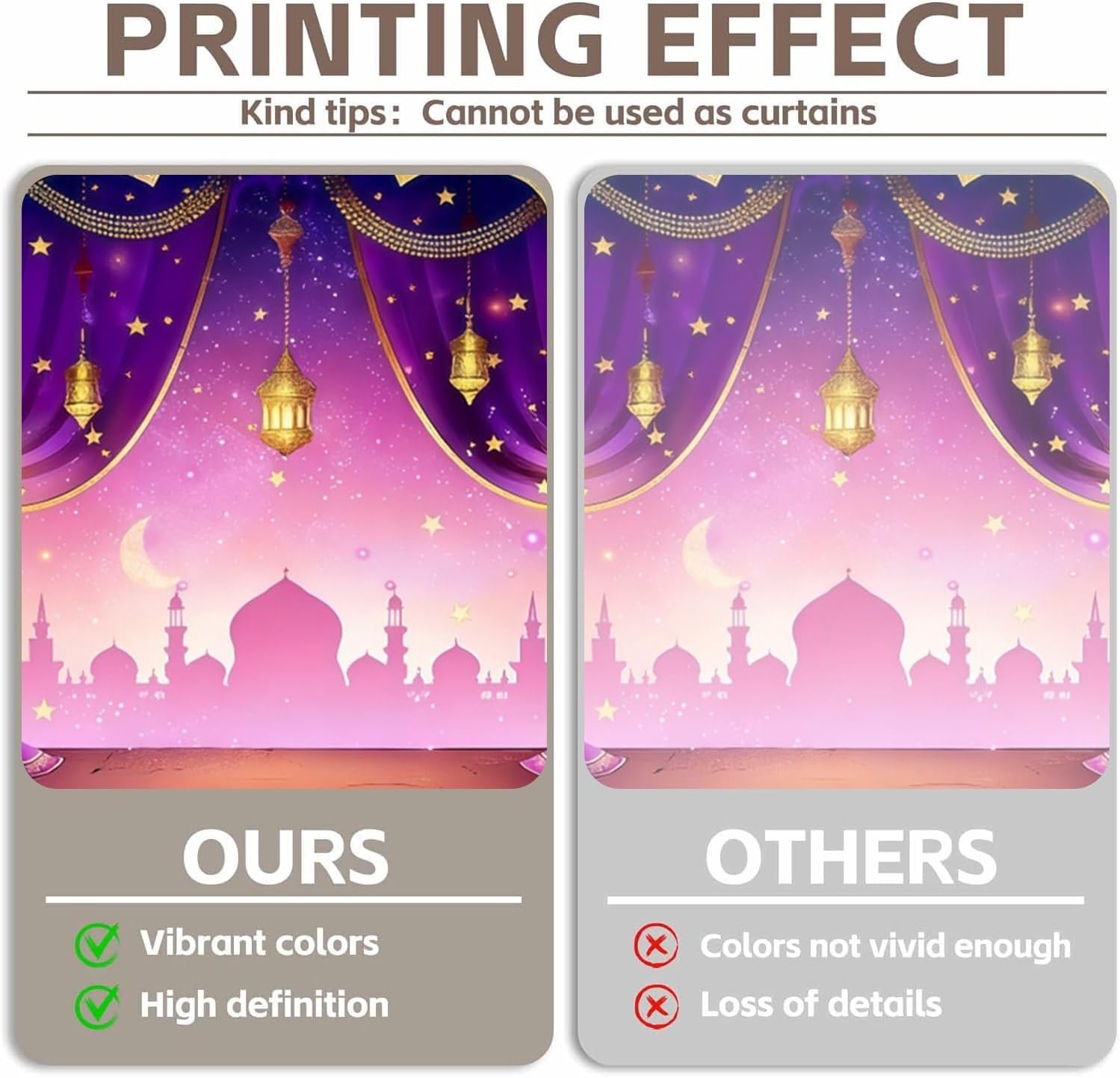 Leowefowa Arabian Moroccan Nights Party Decorations Backdrop 10x7ft Aladdin Moroccan Nights Birthday Party Magic Genie Indian Luxurious Photo Background Princess Baby Shower Decor Supplies Vinyl image 3