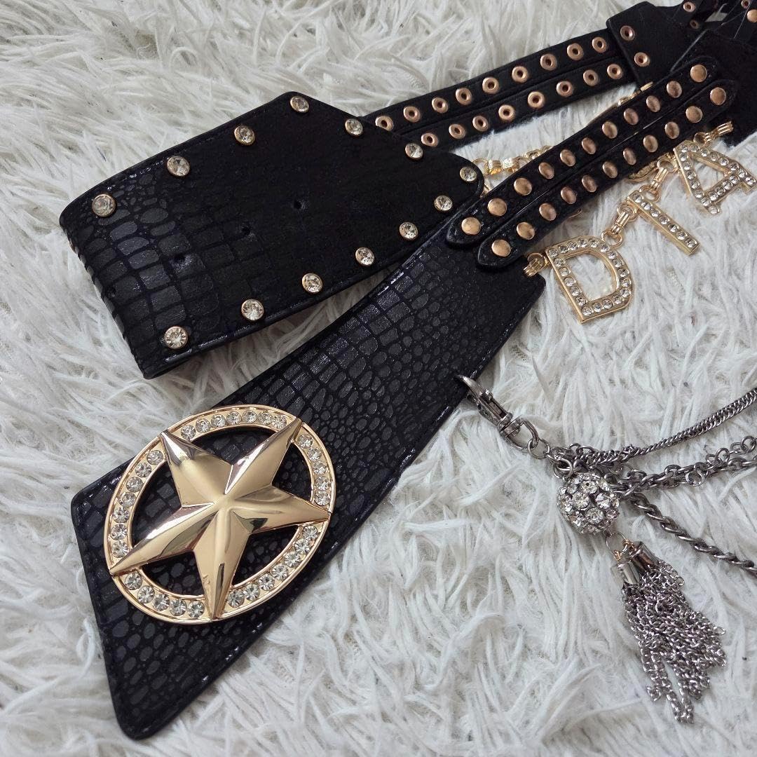 d.i.a スターバックルベルト ロゴチェーン グランジy2k 平成ギャル