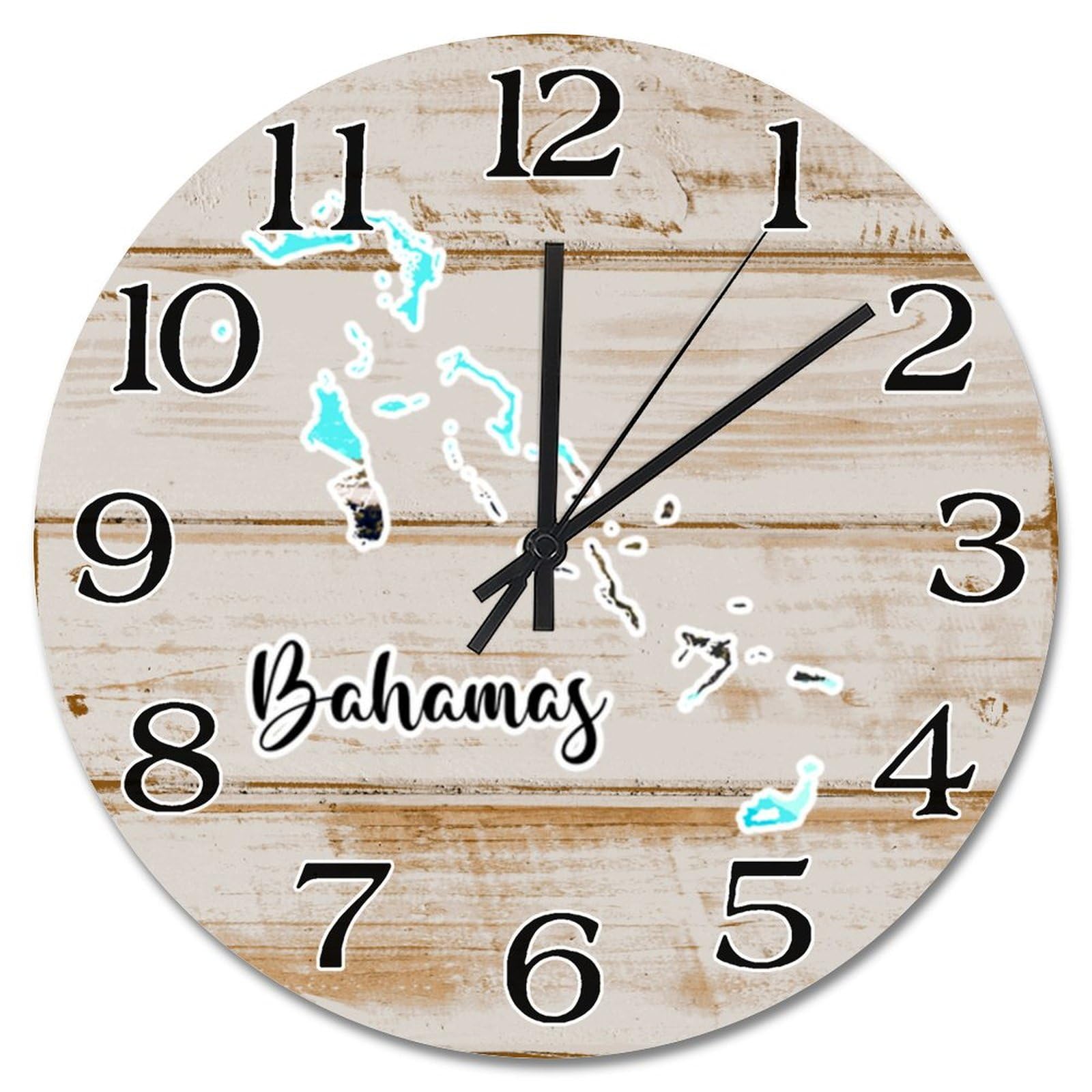 Horloge murale en bois silencieuse pour en finir avec le tic-tac du salon