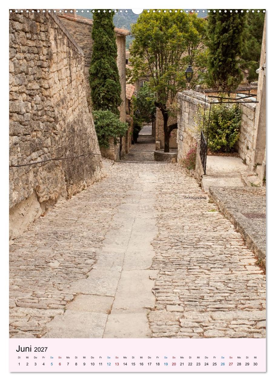 Provence – Die kleinen Dörfer in großer Schönheit (Wandkalender 2027 DIN A2 hoch), CALVENDO Monatskalender: Zwischen Lavendelfeldern, Olivenhainen und ... Charme unter südlicher Sonne. (CALVENDO Orte)