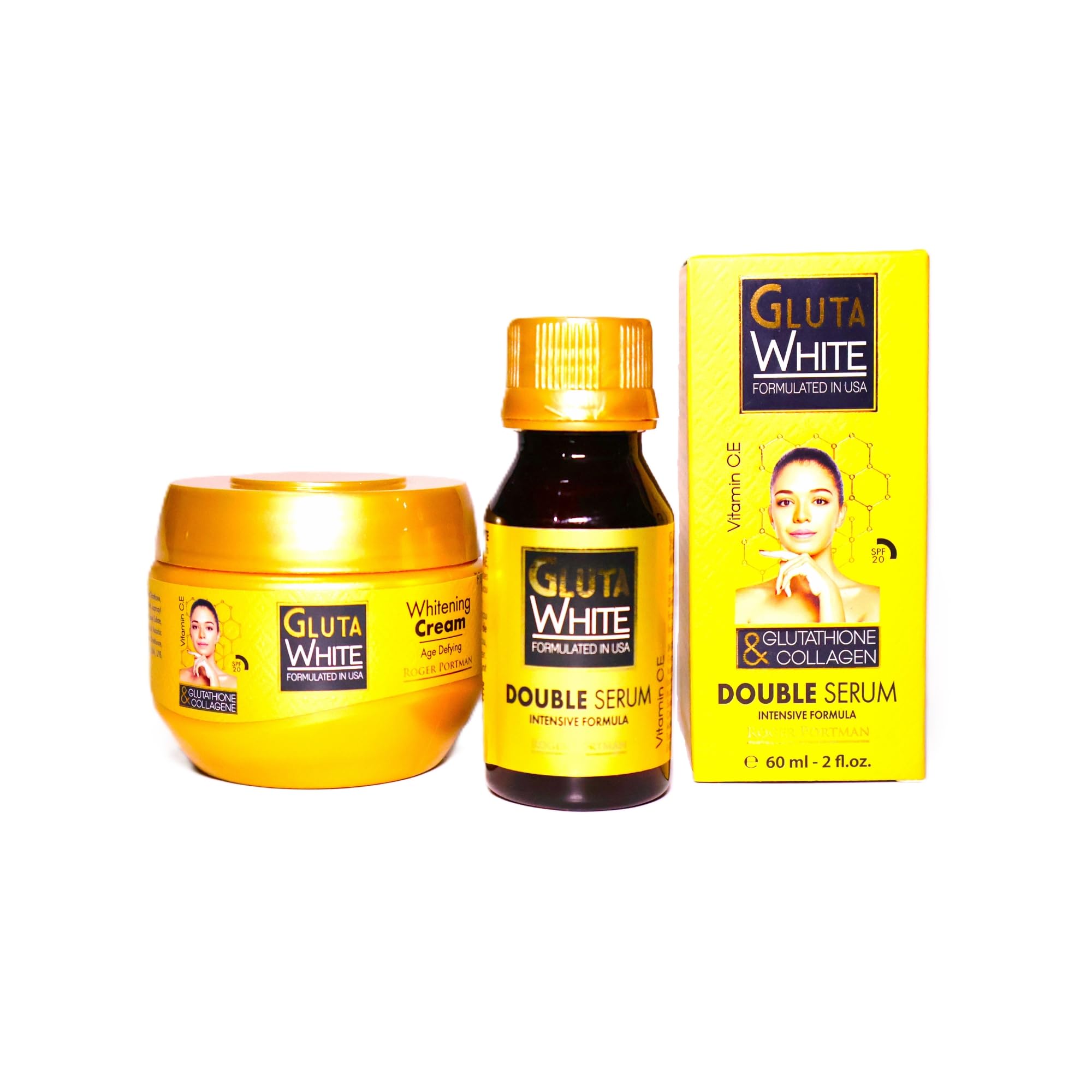 GLUTATHIONE & COLLAGEN DOUBLE SERUM 60ML