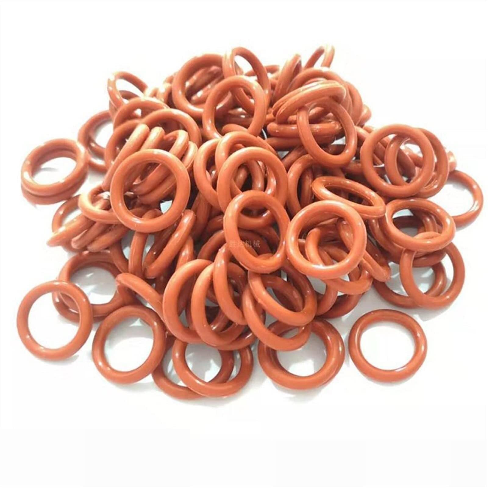 10 sztuk części sprzętowych VMQ czerwony silikonowy pierścień uszczelniający uszczelka M36x4mm wodoodporna gumowa podkładka O-ring