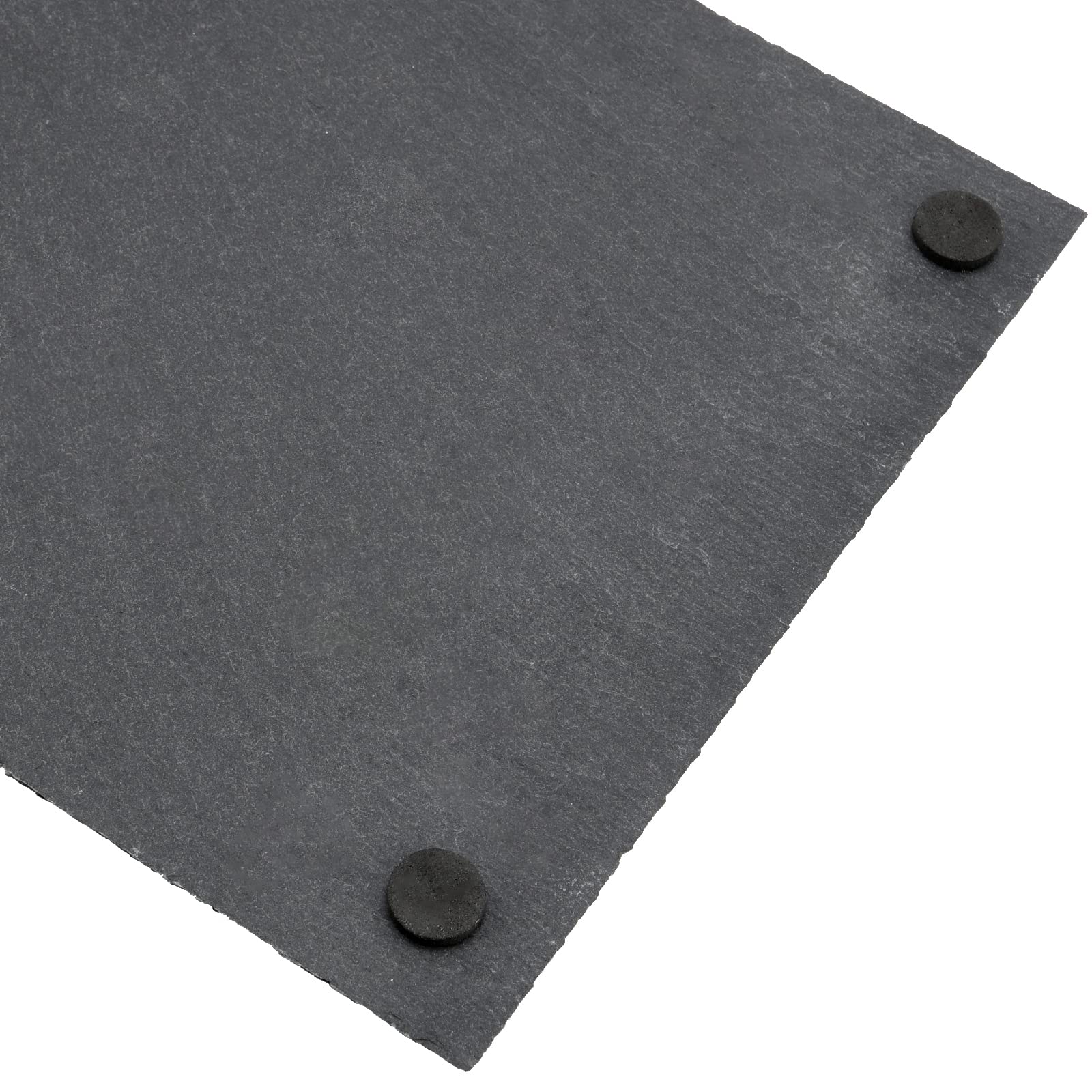 MUKLEI 8 tablas de queso de pizarra negra de 10 x 4.7 pulgadas, bandeja de servir de pizarra negra con borde natural, bandeja de servir de piedra pizarra para queso, embutidos, sushi, aperitivos