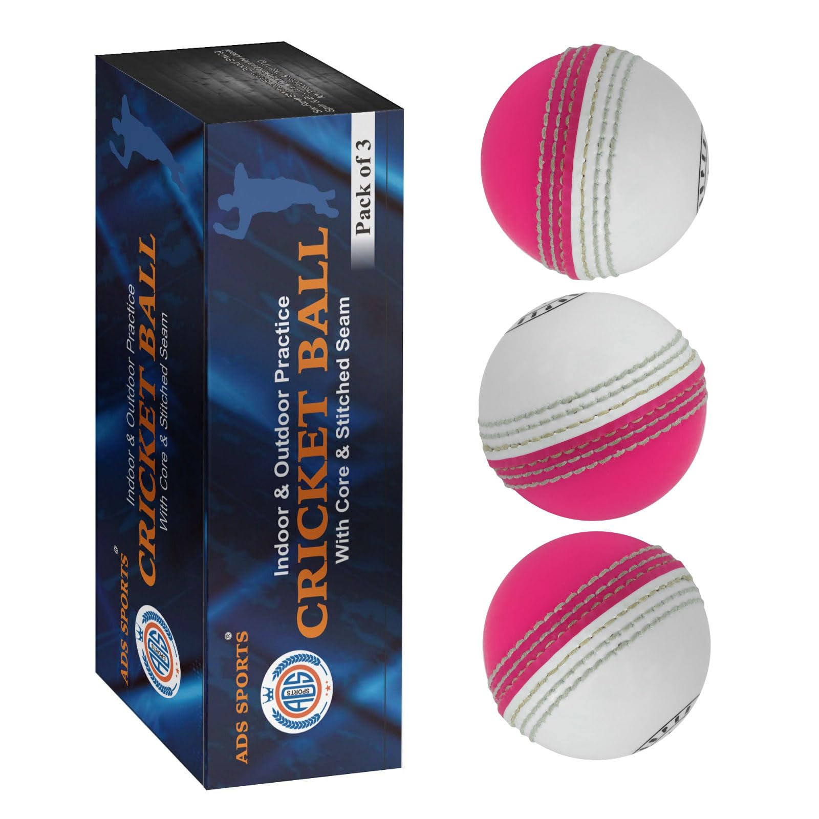 SPIN FIRST Incrediballs Soft Rubber Practice Balls | Safe Indoor & Outdoor Cricket Ball | Stitched Seam with PU Core | Ideal for Coaching, Garden Play & Skill Development