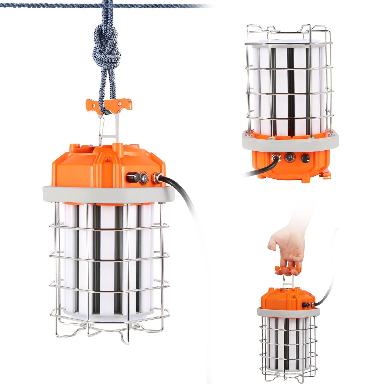 Choen 360° Led Site Work Light,Impact Resistant,Dimmable 100W 14000LM