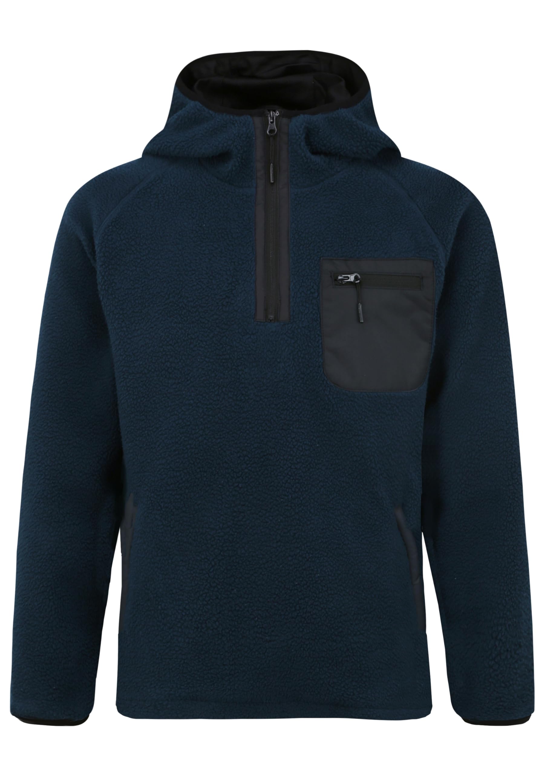 Indicode IDTrent Herren Fleecejacke Sweatjacke Jacke mit Kapuze