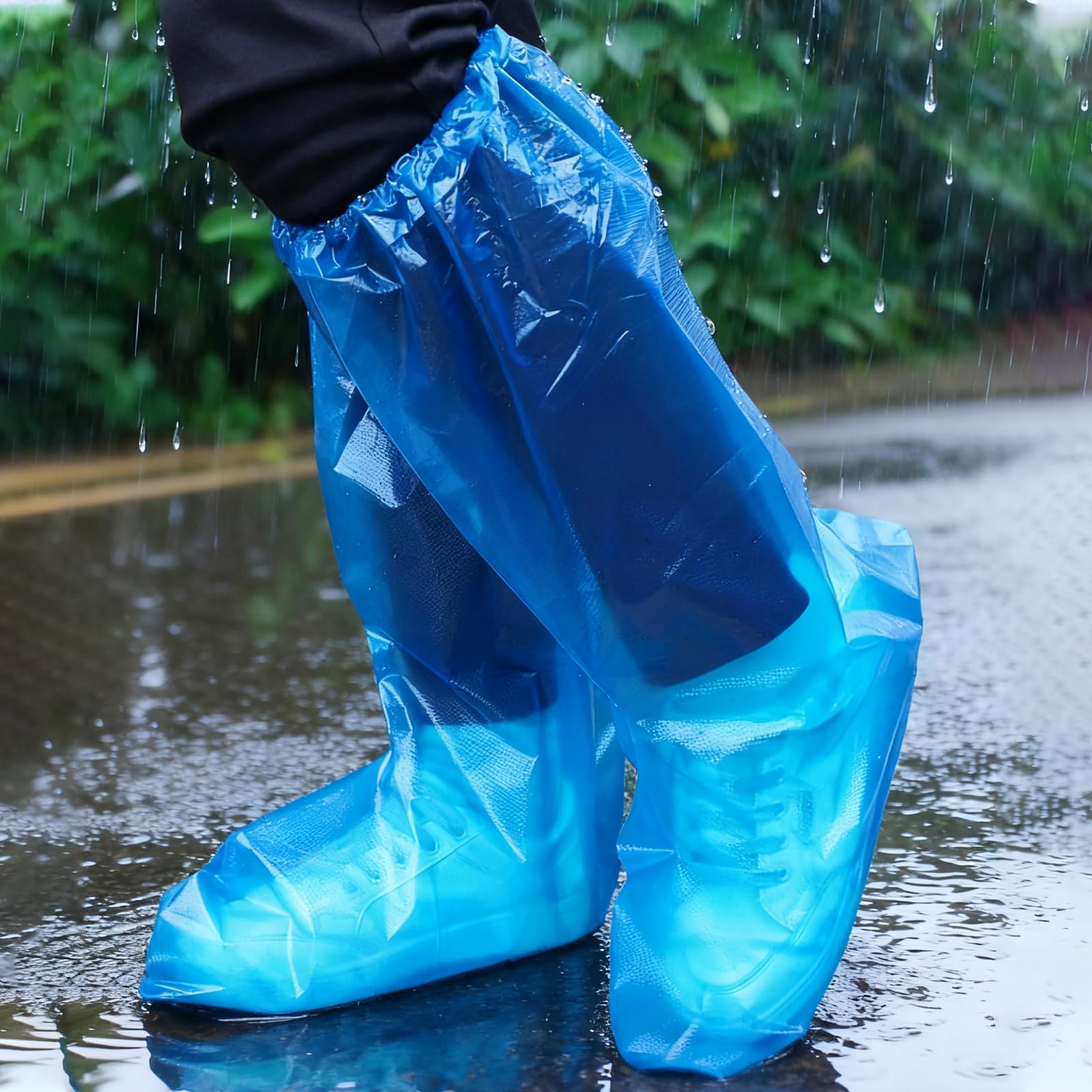 Couvre-chaussures imperméables jetables pour protéger les sols de la boue