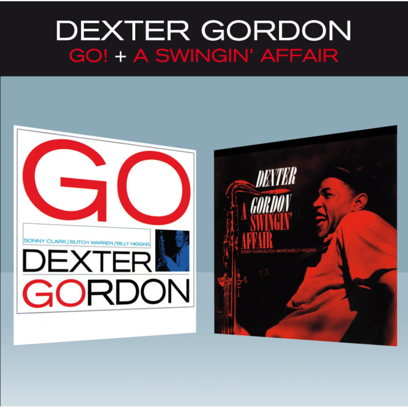 Dexter Gordon Go! + A Swingin Affair CD New 8436542012904