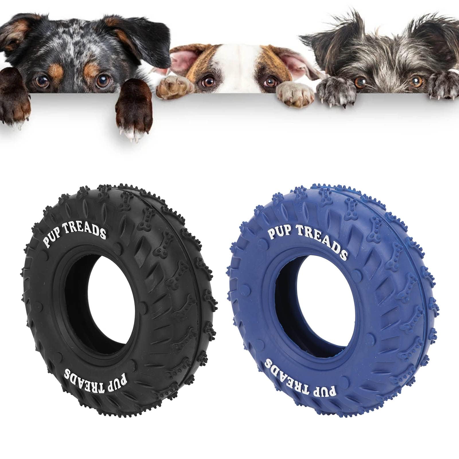 2 Pezzi Giocattoli da Masticare per Cani, Pneumatici di Gomma Giocattolo da Masticare per Cani Pneumatici Giocattolo da Masticare per Cani per Masticatori Aggressivi Giocattoli