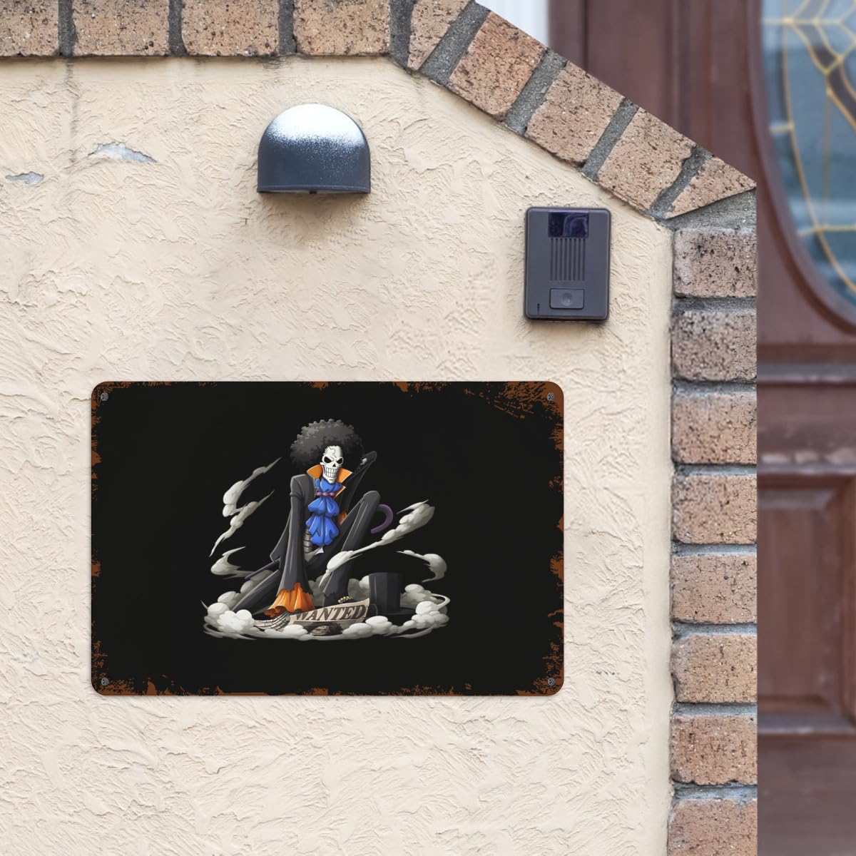 Amazon.co.jp: ブリキ看板 ワンピース ONE PIECE ブルック 金属