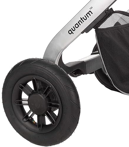 Diono Quantum Neumáticos traseros rellenos de aire, color negro (paquete de 2)