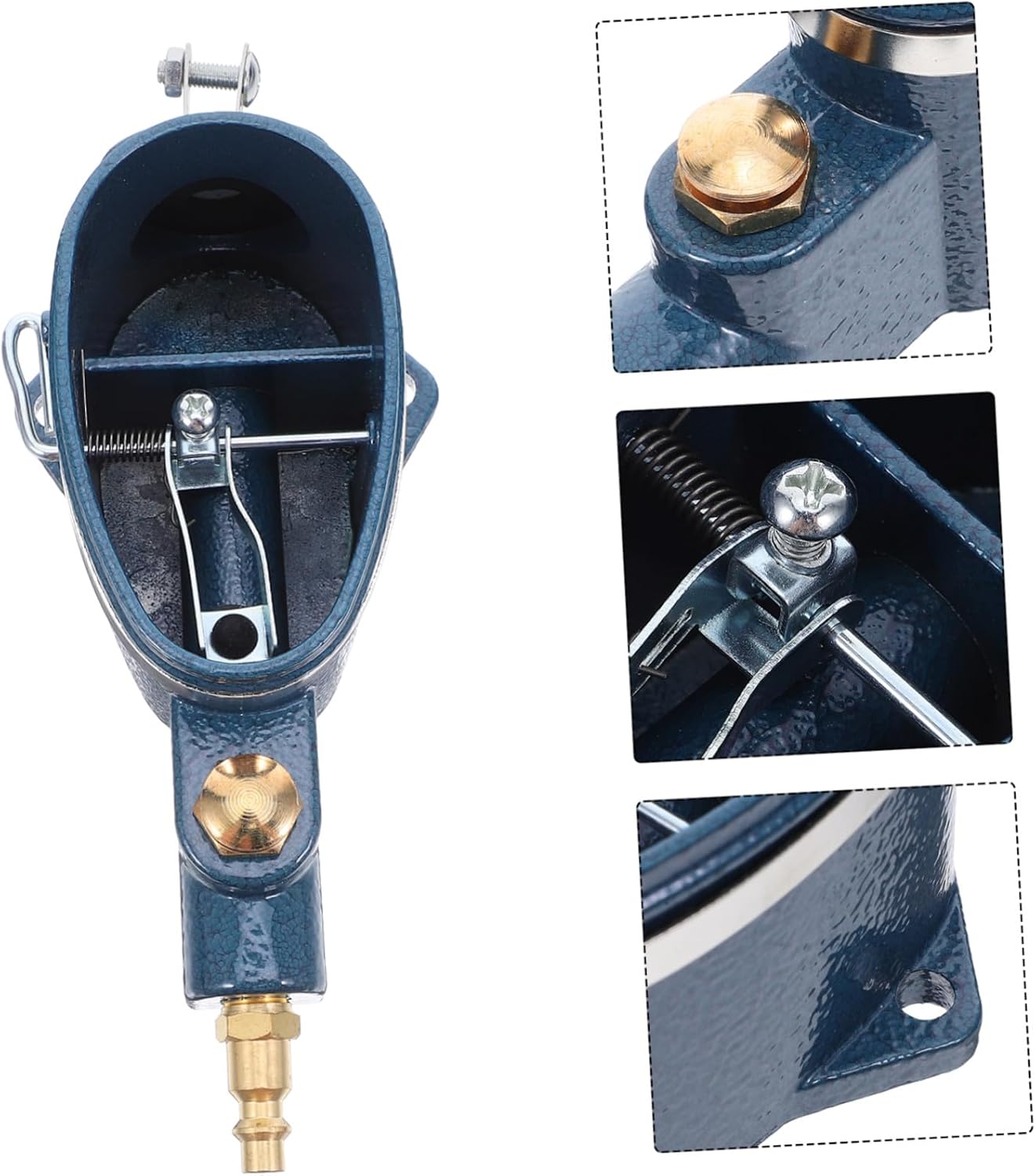 High-Efficiency Pneumatic Spark Plug Cleaner Kit for Quick Carbon Removal Reusable Air Sandblaster Tool to Extend Spark Plug Lifespan and Maintain Engine Performance Compact and