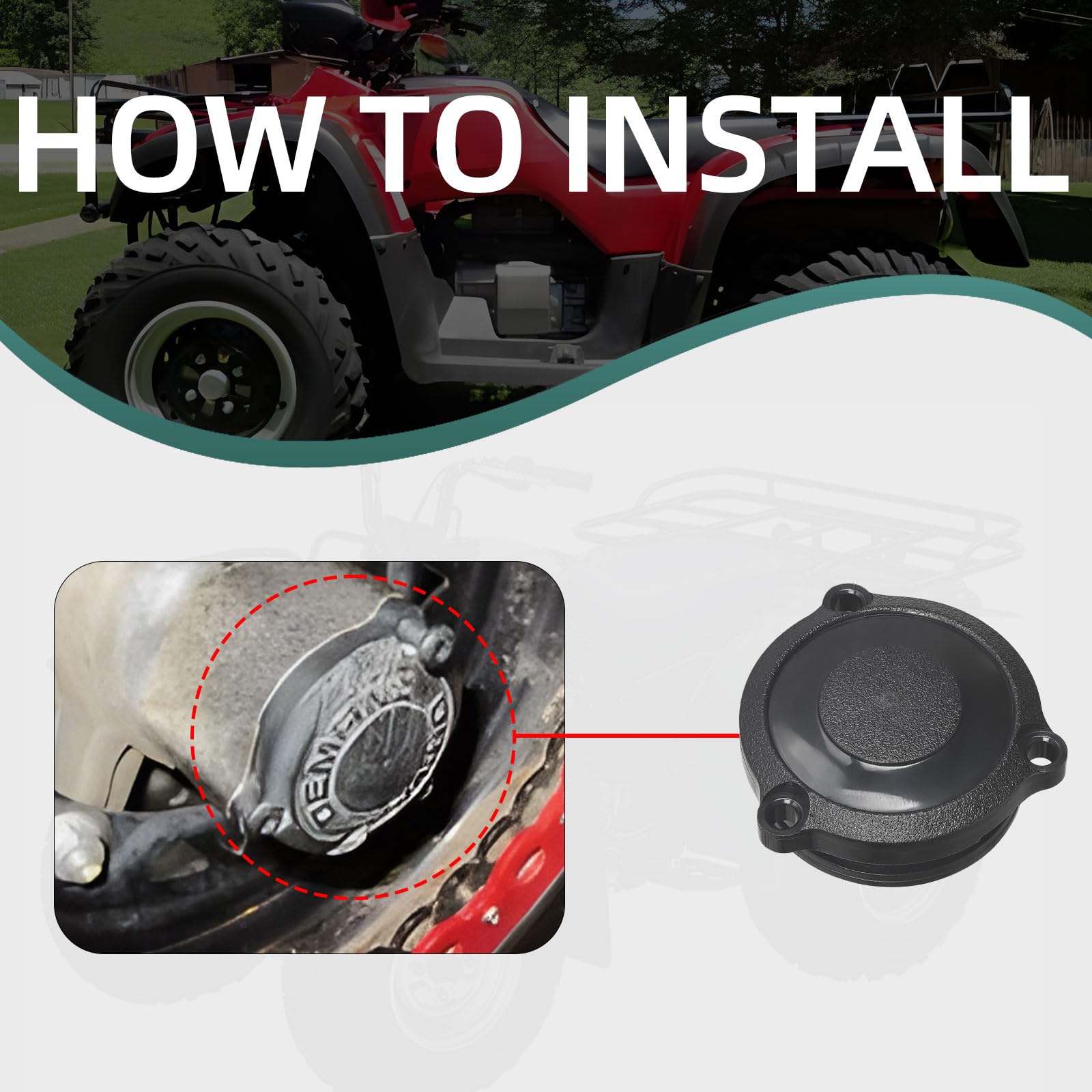 Front Wheel Strut Hub Seal Kit Both Sides Compatible With Polaris Sportsman 335 400 500 Magnum 325 425 500 Scrambler 400 500 Worker 335 500 Big Boss 400L 500 3610028 3610019 In | Whizz Wheel Repair Kits - Foto 3