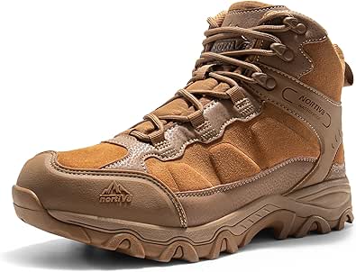 NORTIV 8 Men's Waterproof Hiking Boots Outdoor Mid Trekking Lightweight Mountaineering Shoes Paladin