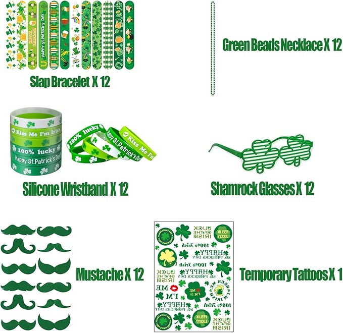 🍀 St. Patrick's Day Party Favors: Green Accessories for Women