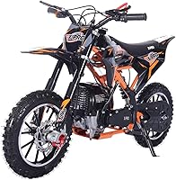 Vista 8 de X-PRO Hawk - Mini bicicleta de cross, motocicleta de gasolina de 4 tiempos! Bicicleta de pit 40CC, arranque manual, ruedas de 25 cm! (Rosa)