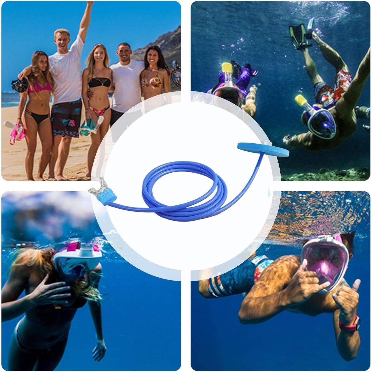Respiratore a secco completo per uomini e donne adulti Immersioni Nuoto Campeggio Stream Immersione Esperienza Attrezzatura Nuoto Tubo di respirazione