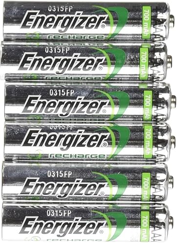 Energizer Batería recargable AAA NiMH mín. 700 mAh 1.2V x seis 6 baterías