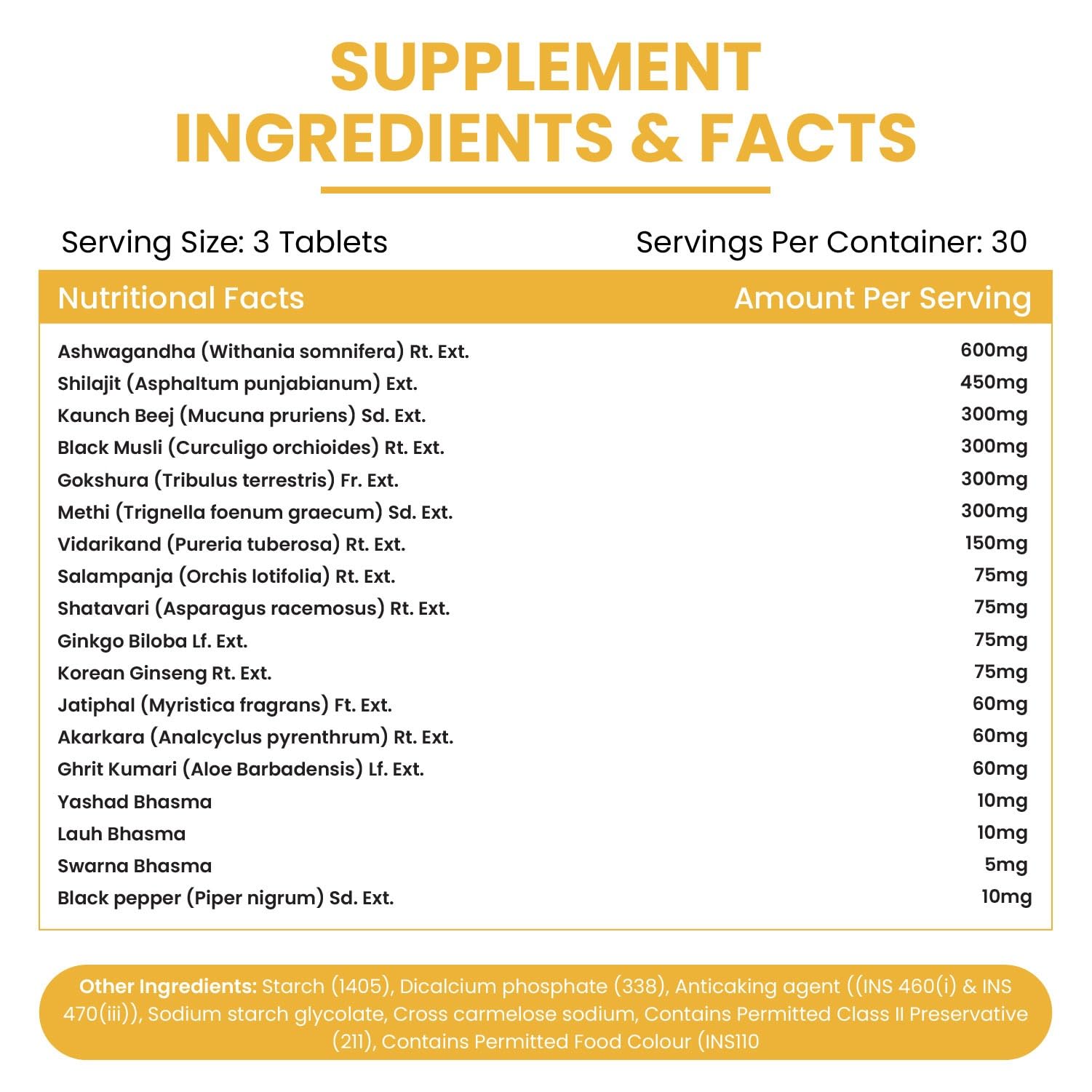 Vlado's Himalayan Organics Testosterone Booster Supplement for Men - 2800mg+ | With Ashwagandha, Shilajit, Kaunch Beej, Musli, Gokshura, Ginseng, Gold Bhasma & 17+ Ayurvedic Herbs | Boost Strength, Stamina, Energy & Muscle Growth | Pre & Post Workout Supplement - 90 Veg Tablets