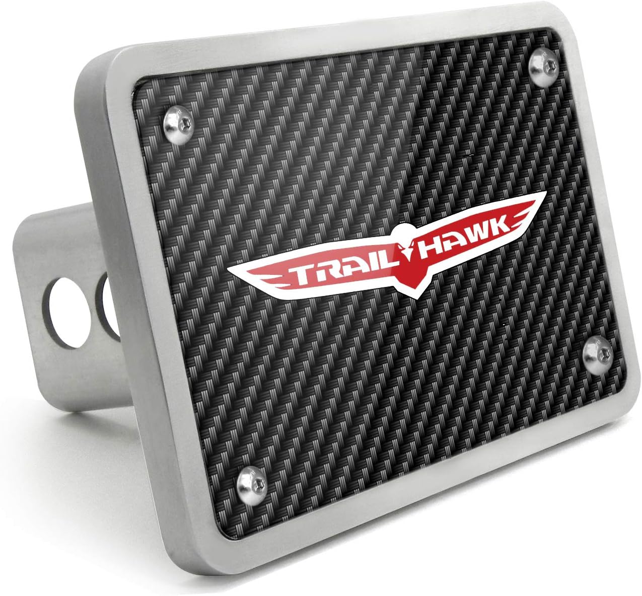 Amazon.co.jp iPick Image Jeep Trailhawk UVグラフィックカーボンファイバーテクスチャ 厚さ3/8