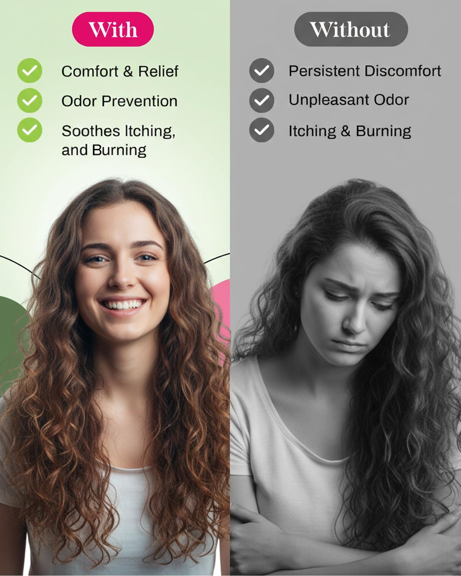 Boric Acid Vaginal Suppositories Advanced Feminine pH Balance Support, Odor Control & Itch Relief, Pure & Gentle Intimate Care, Easy-Insert Applicator