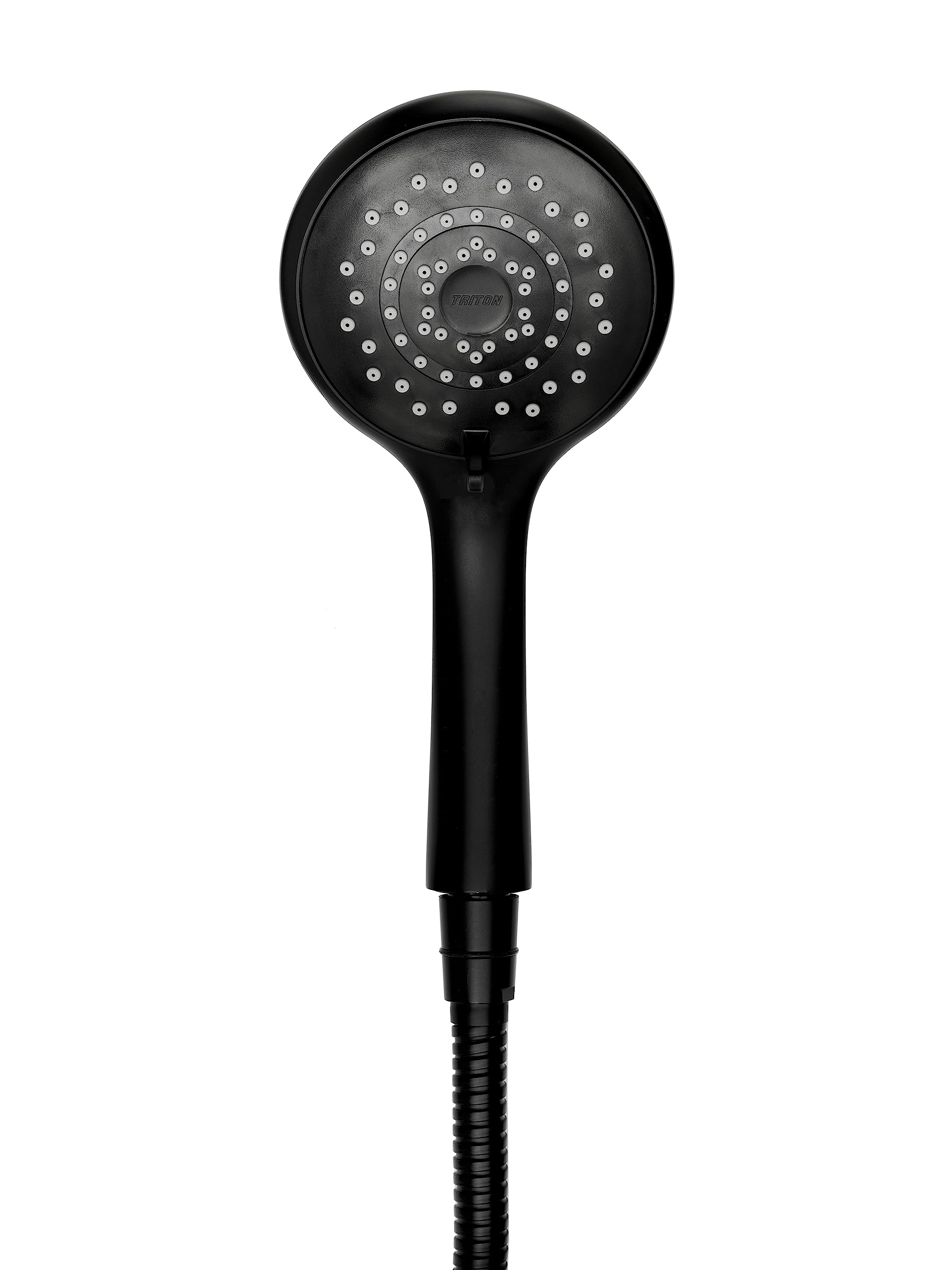 Triton 8000 Series Five Spray Pattern Shower Head - Matte Black