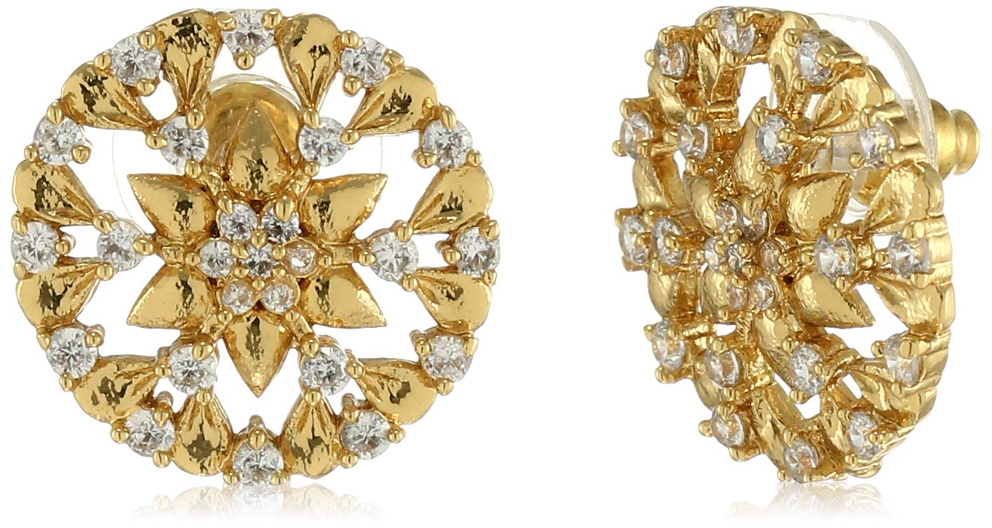 Estele 24 Kt Gold Plated Mariposa Stud Earrings (B08CPWFMSB) Amazon Price History, Amazon Price Tracker