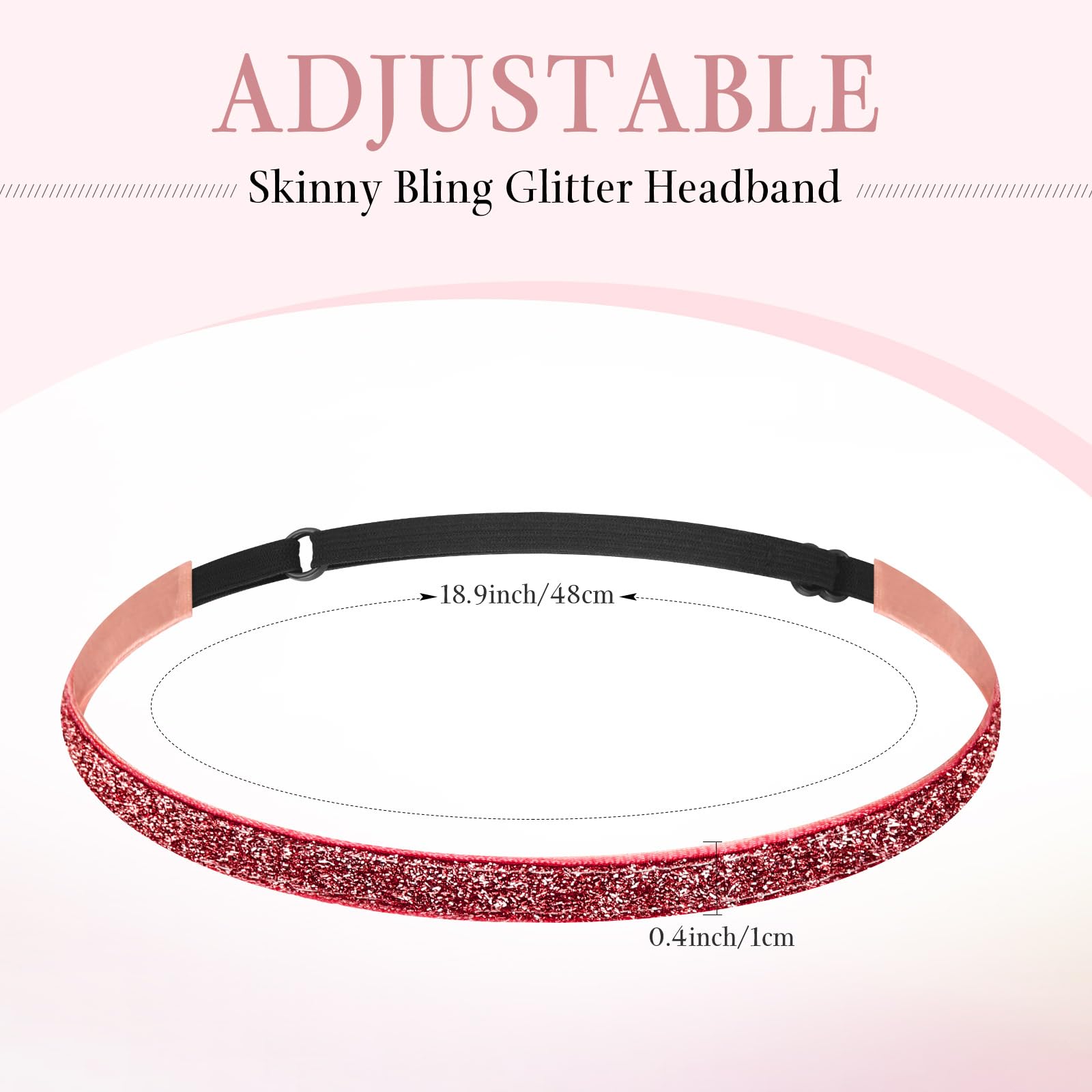 Amazon.com : WILLBOND 10 Pcs Glitter Non Slip Running  display picture 3