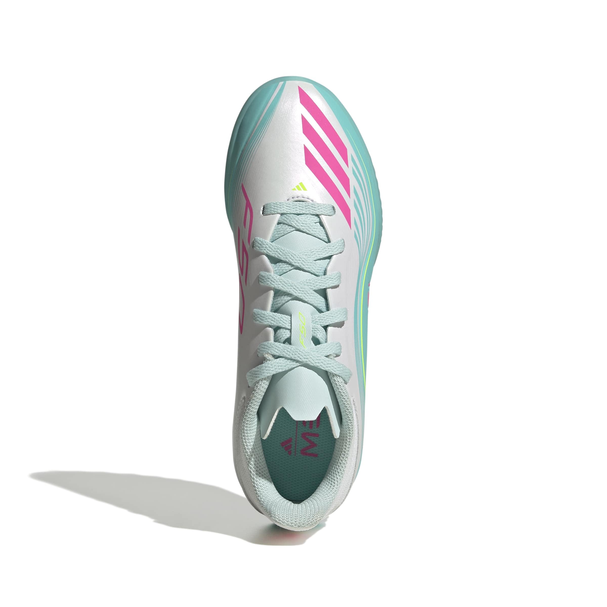 adidas Unisex Kids' Botas de fútbol F50 Messi League para moqueta para niños
