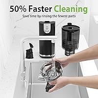 Vista 6 de Cold Press Juicer, 6.5" Extra Large Feed Chute Juicer Machines, 350W Slow Masticating Juicer Machines with High Juice Yield for Whole Vegetables &