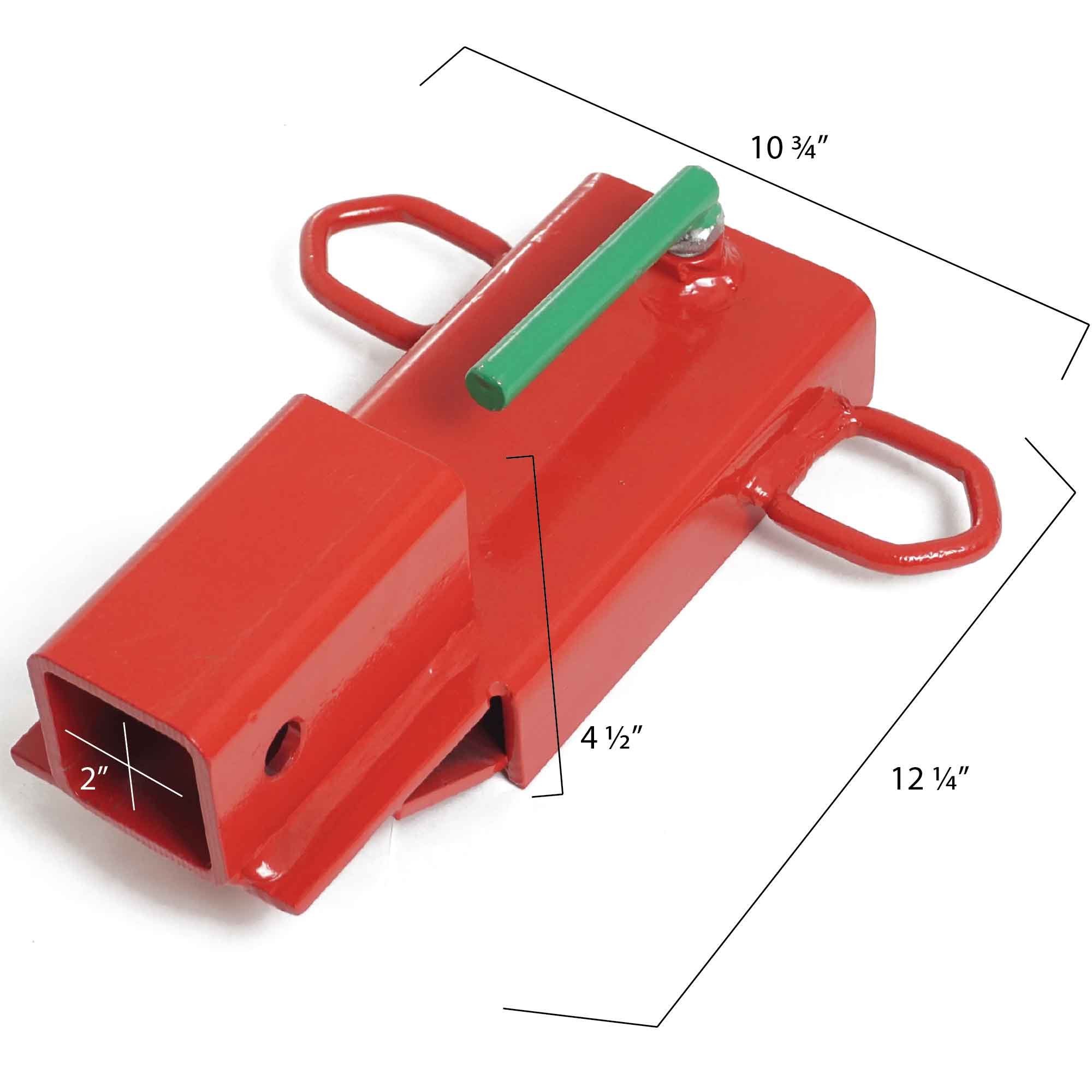 Buy Titan Attachments Clamp On Forklift Hitch Receiver Pallet Fork