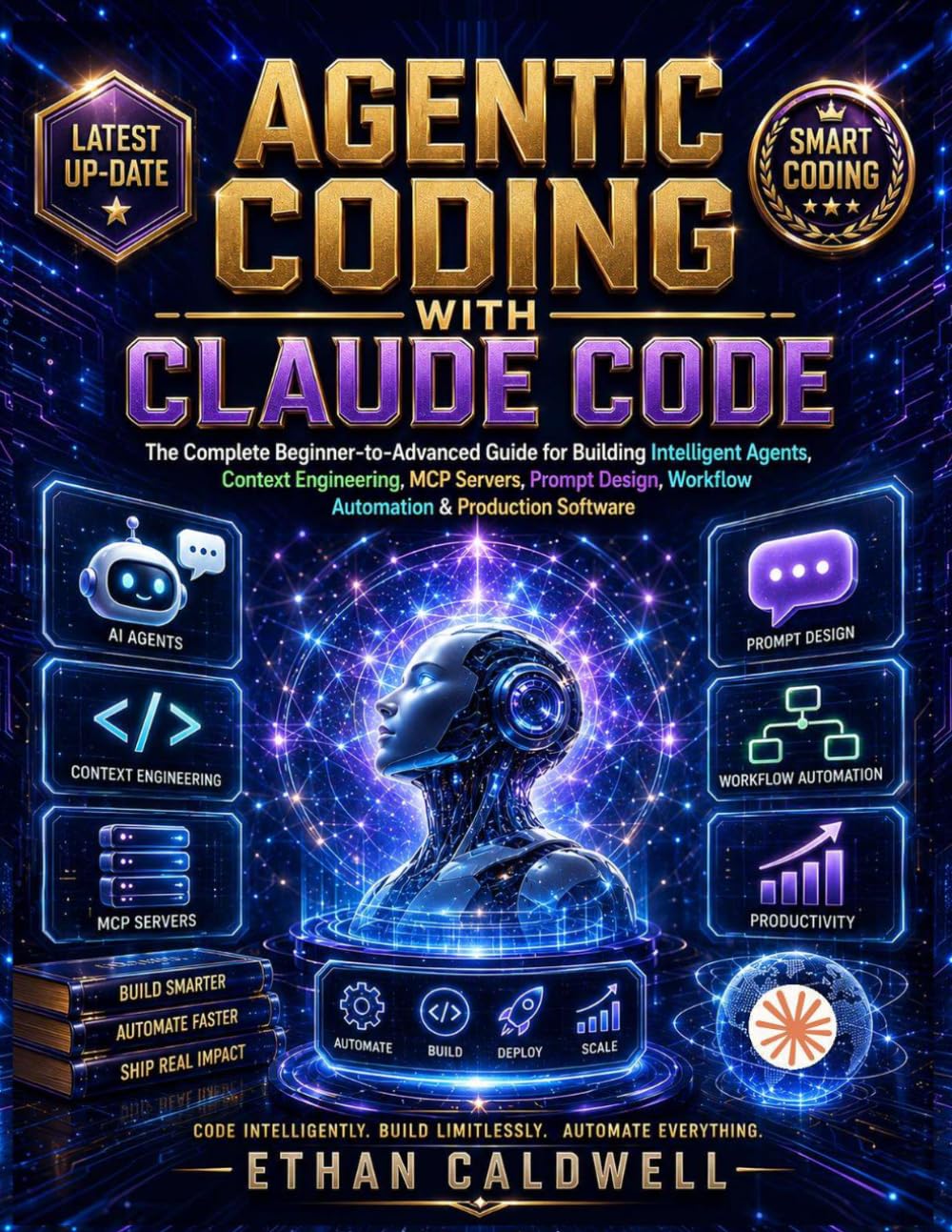 AGENTIC CODING WITH CLAUDE CODE: The Complete Beginner-to-Advanced Guide for Building Intelligent Agents, Context Engineering, MCP Servers, Prompt Design, Workflow Automation & Production Software