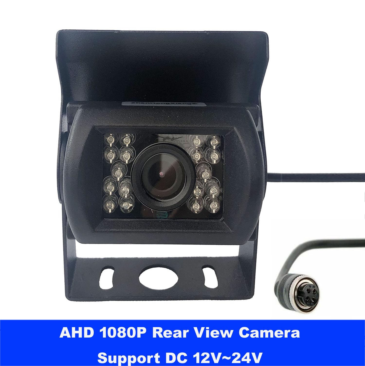 Caméra De Recul 4 Broches 1080P - Pour RV, Camion, Remorque | Vision Nuit IP68 | 12-35V