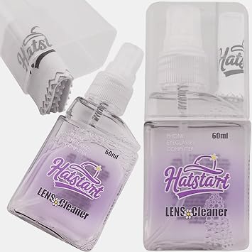 Phone Touch Screen Cleaner Mist Spray and Wipe, Hatstart Pristine Eyeglass Cleaning Kit for TV Laptop Computer Tablet PC LCD Flat Screens Car Display, Compatible with iPhone iPad MacBook Pro, Purple