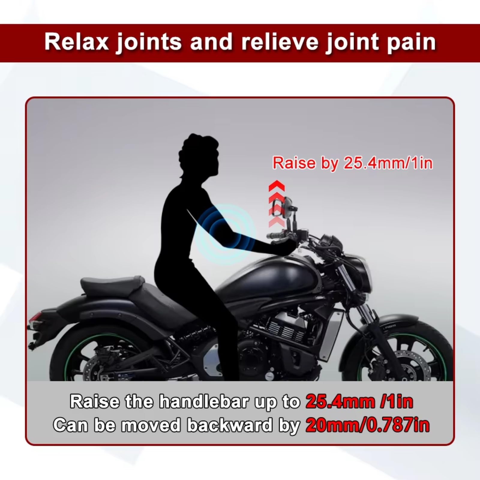 Riser Manillar Compatible con CRF250F 2019-2025