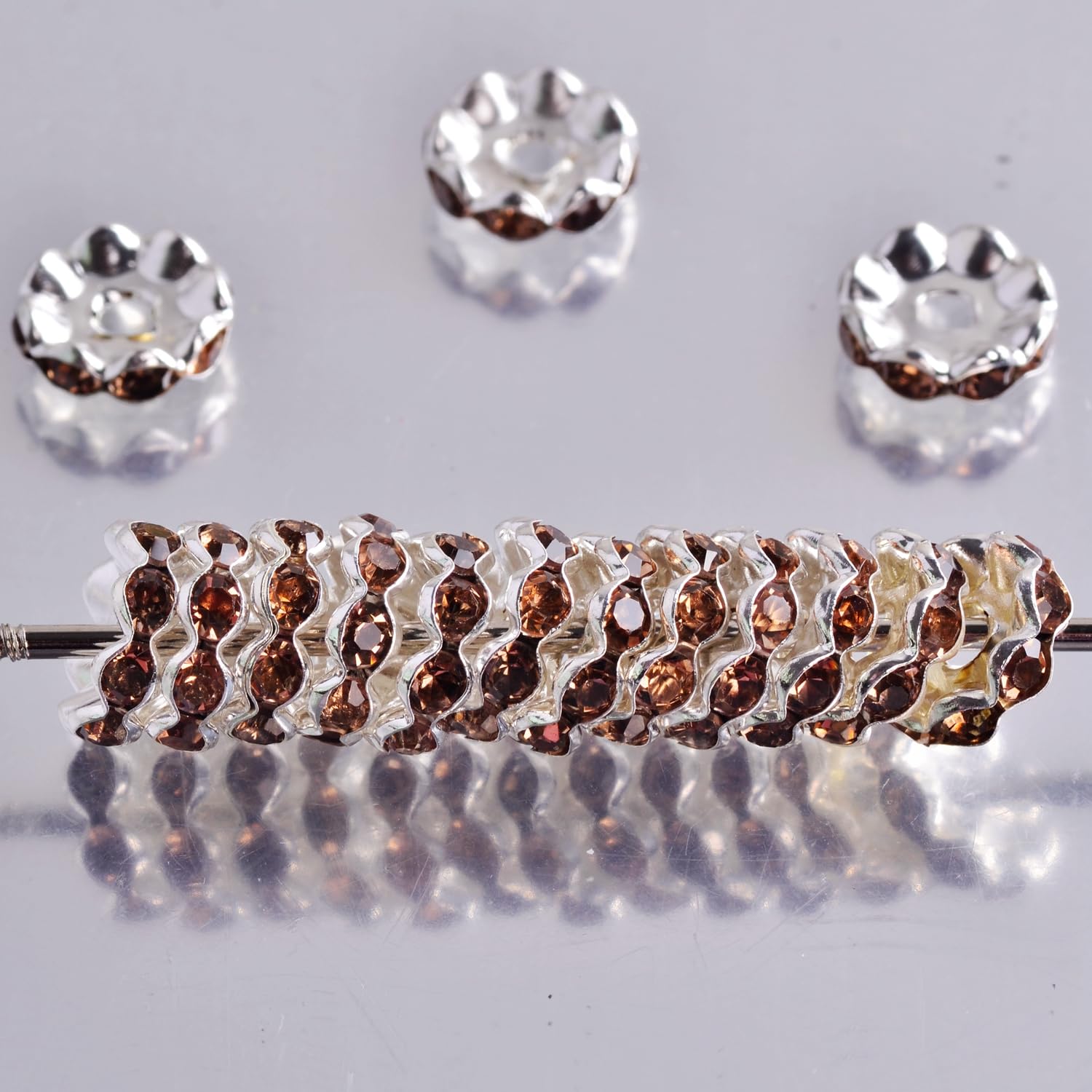 Perles d'espacement pour stylos et fabrication de bijoux artisanaux