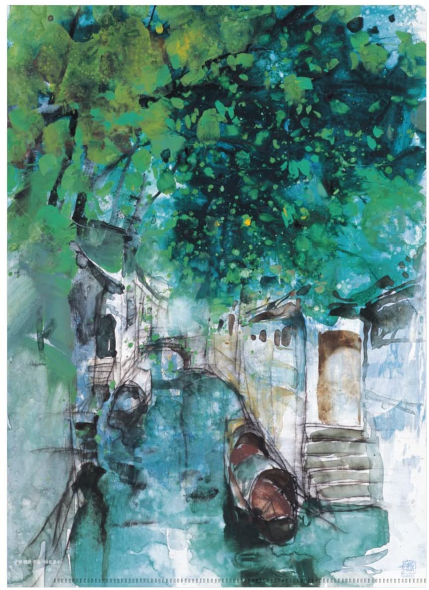 Amazon | アートクリアファイル A4サイズ【アートスペース画空間】 (緑