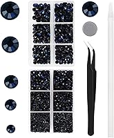 Vista 22 de MEIBITE 6796 unidades de diamantes termoadhesivos AB rosados, piedras de cristal de vidrio para tela, ropa, camisas, parte trasera plana brillante