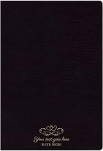 Personalized Custom NASB Compact Thinline Holy Bible for Wedding Ceremony Christian Faith Vows Gift | Groom and Bride Bible Includes Up to 3 Rows of Custom Text | Black